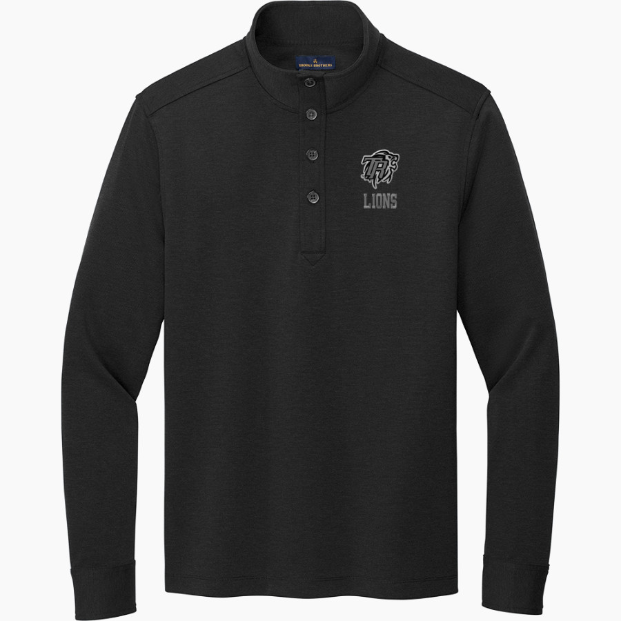 Dr. Thomas Randle Lions <span class="pdp-name-mascot">Thomas Randle HS Lions</span> Brooks Brothers Mid-Layer Stretch 1/2-Button Pullover