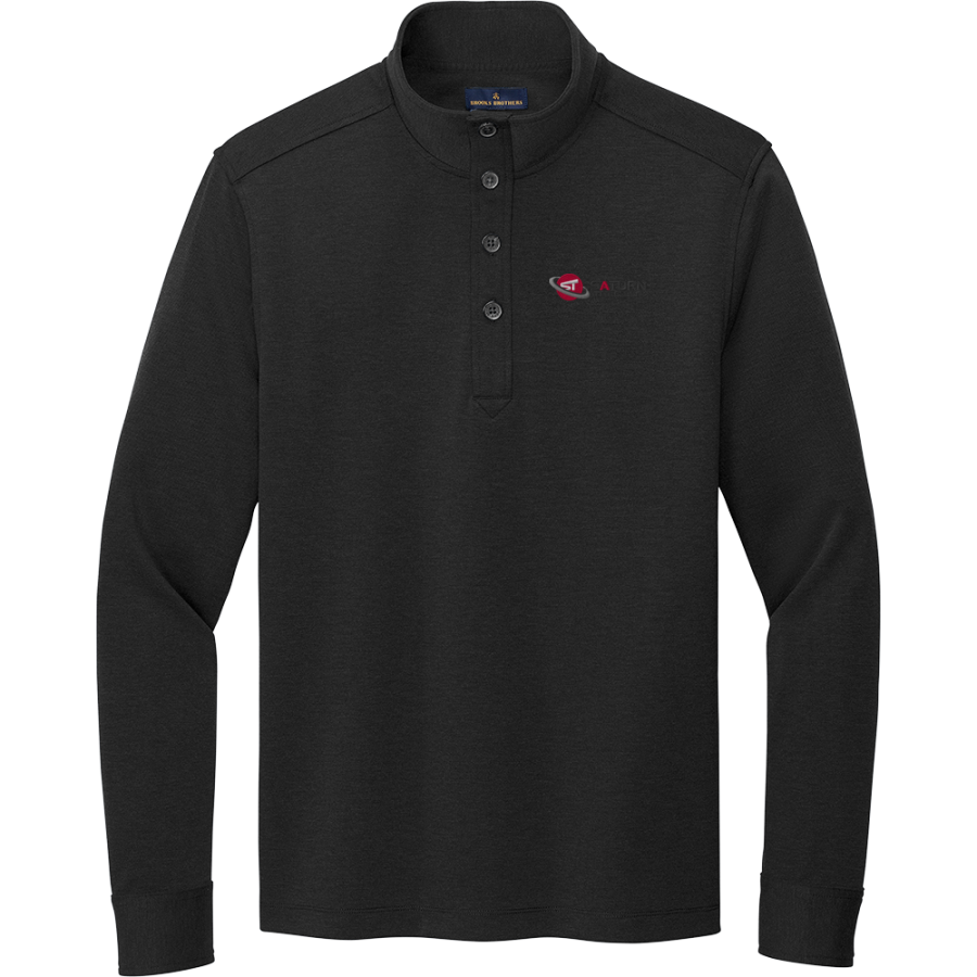 Saturn Title LLC Saturn Title <span class="pdp-name-mascot">Saturn Title LLC</span> Brooks Brothers Men's Mid-Layer Stretch 1/2-Button Pullover