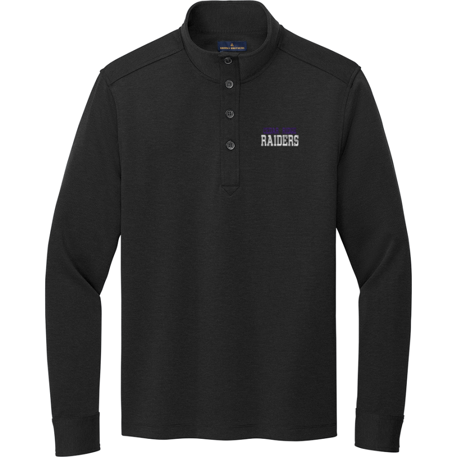 CEDAR RIDGE HIGH SCHOOL RAIDERS <span class="pdp-name-mascot">CEDAR RIDGE RAIDERS</span> Brooks Brothers Mid-Layer Stretch 1/2-Button Pullover