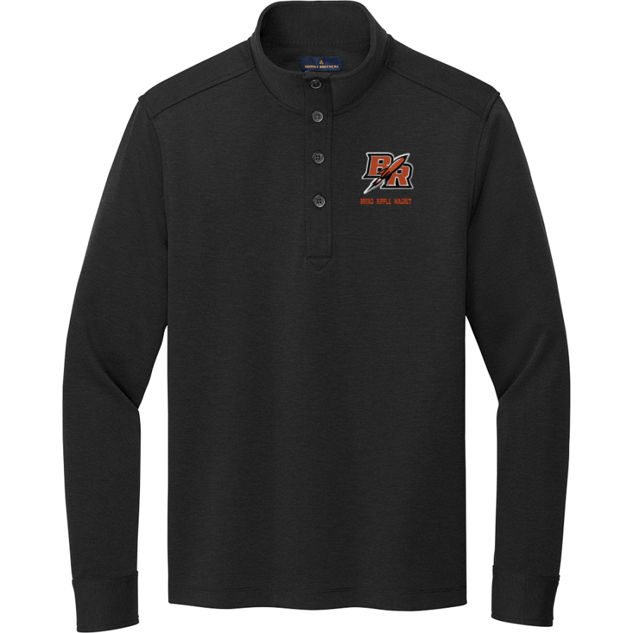 Broad Ripple Magnet Rockets <span class="pdp-name-mascot">Broad Ripple Magnet Rockets</span> Brooks Brothers Mid-Layer Stretch 1/2-Button Pullover