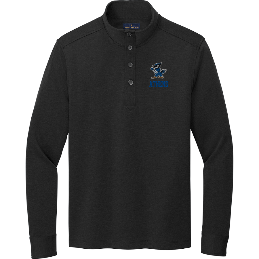 ATHENS HIGH SCHOOL BLUEJAYS <span class="pdp-name-mascot">ATHENS BLUEJAYS</span> Brooks Brothers Mid-Layer Stretch 1/2-Button Pullover