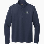Drew Rangers <span class="pdp-name-mascot">Drew University Rangers</span> Brooks Brothers Mid-Layer Stretch 1/2-Button Pullover Front Thumbnail