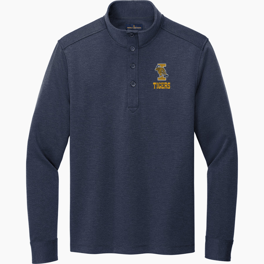 INDERKUM HIGH SCHOOL TIGERS <span class="pdp-name-mascot">INDERKUM TIGERS</span> Brooks Brothers Mid-Layer Stretch 1/2-Button Pullover