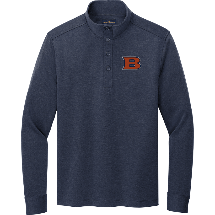 LOUIS D BRANDEIS HIGH SCHOOL BRONCOS <span class="pdp-name-mascot">LOUIS D BRANDEIS BRONCOS</span> Brooks Brothers Mid-Layer Stretch 1/2-Button Pullover