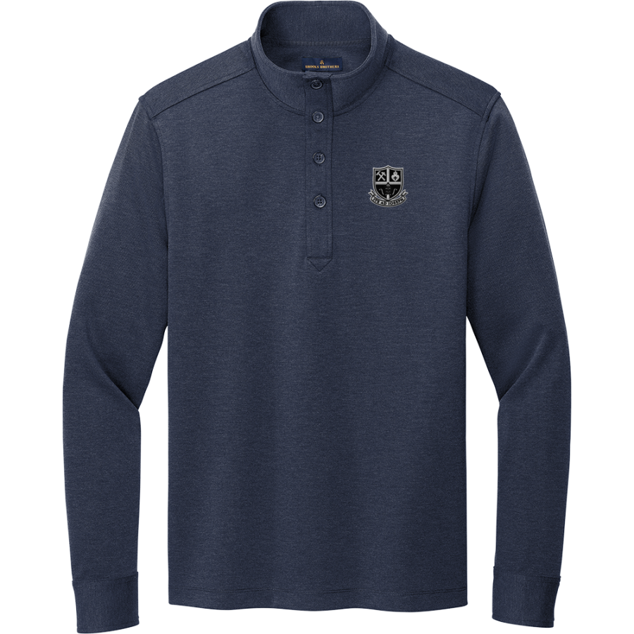 St Joseph Catholic Saints <span class="pdp-name-mascot">St Joseph Catholic School Saints</span> Brooks Brothers Men's Mid-Layer Stretch 1/2-Button Pullover