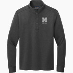 Mishawaka Cavemen Brooks Brothers Mid-Layer Stretch 1/2-Button Pullover Front Thumbnail