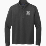Mishawaka Cavemen Brooks Brothers Mid-Layer Stretch 1/2-Button Pullover Front Thumbnail