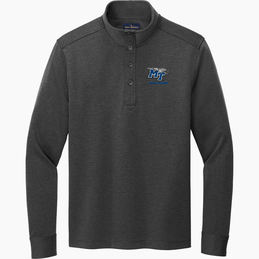 MTSU Blue Raiders <span class="pdp-name-mascot">MTSU Blue Raiders</span> Brooks Brothers Mid-Layer Stretch 1/2-Button Pullover