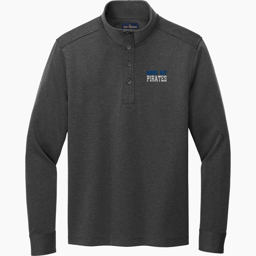 MORRO BAY HIGH SCHOOL PIRATES Brooks Brothers Mid-Layer Stretch 1/2-Button Pullover