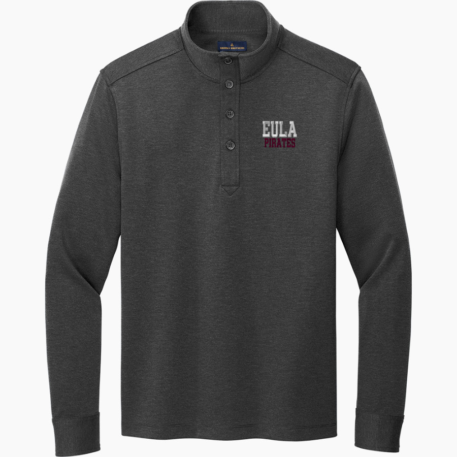 EULA HIGH SCHOOL PIRATES Brooks Brothers Mid-Layer Stretch 1/2-Button Pullover