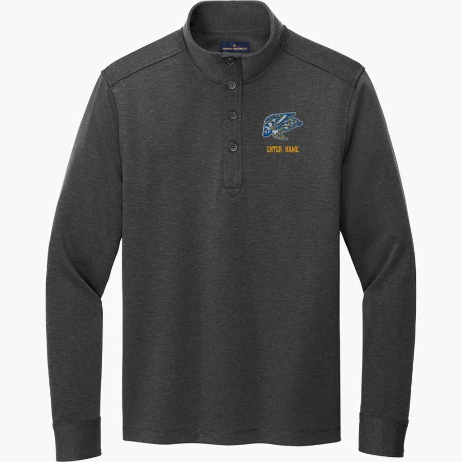 North Muskegon Norsemen <span class="pdp-name-mascot">North Muskegon High School Norsemen</span> Brooks Brothers Mid-Layer Stretch 1/2-Button Pullover