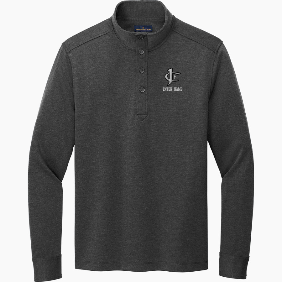 Jupiter Christian Eagles Brooks Brothers Mid-Layer Stretch 1/2-Button Pullover
