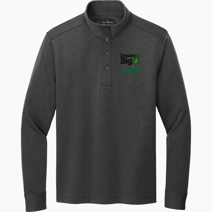 Castle Hills Dragons Brooks Brothers Mid-Layer Stretch 1/2-Button Pullover