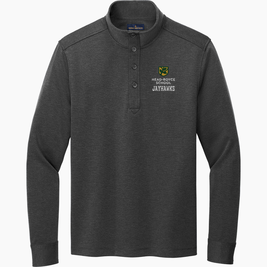 Head-Royce Jayhawks <span class="pdp-name-mascot">Head-Royce Jayhawks</span> Brooks Brothers Mid-Layer Stretch 1/2-Button Pullover