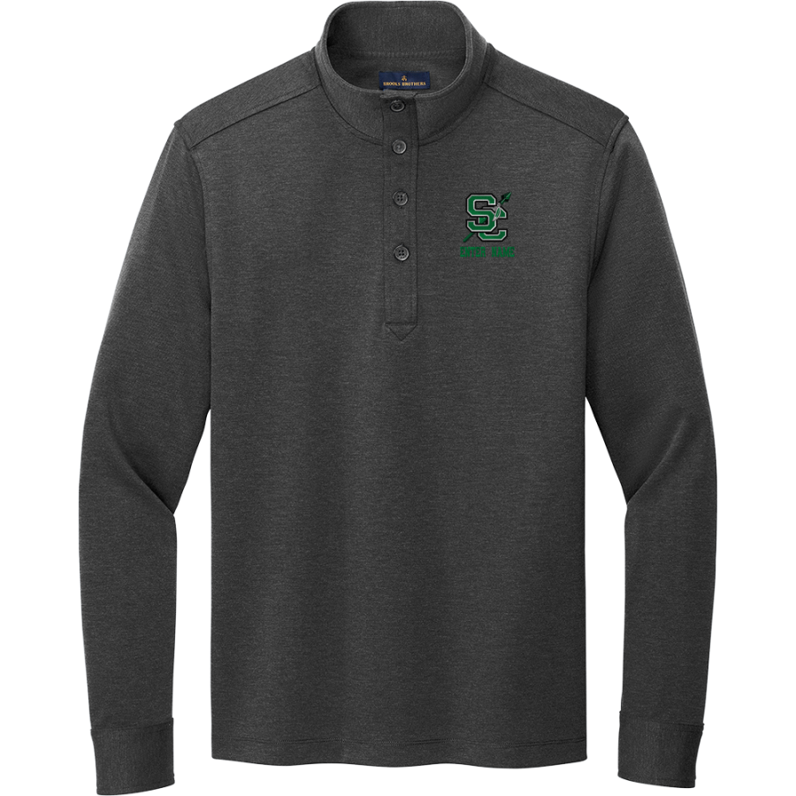 SEMINOLE COUNTY HIGH SCHOOL INDIANS <span class="pdp-name-mascot">SEMINOLE COUNTY INDIANS</span> Brooks Brothers Men's Mid-Layer Stretch 1/2-Button Pullover