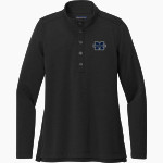 MAGRUDER HIGH SCHOOL COLONELS <span class="pdp-name-mascot">MAGRUDER COLONELS</span> Brooks Brothers Women's Mid-Layer Stretch 1/2-Button Pullover Front Thumbnail