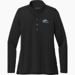Henry Ford Hawks <span class="pdp-name-mascot">Henry Ford College Hawks</span> Brooks Brothers Women's Mid-Layer Stretch 1/2-Button Pullover Front Thumbnail