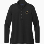 CRANDALL HIGH SCHOOL PIRATES Brooks Brothers Women's Mid-Layer Stretch 1/2-Button Pullover Front Thumbnail
