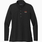 WATERLOO HIGH SCHOOL BULLDOGS <span class="pdp-name-mascot">WATERLOO BULLDOGS</span> Brooks Brothers Women's Mid-Layer Stretch 1/2-Button Pullover Front Thumbnail