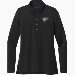 Midway Eagles Online Store <span class="pdp-name-mascot">Midway University Eagles</span> Brooks Brothers Women's Mid-Layer Stretch 1/2-Button Pullover Front Thumbnail