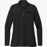 Mount Alvernia Academy Hawks <span class="pdp-name-mascot">Mount Alvernia Academy Hawks</span> Brooks Brothers Women's Mid-Layer Stretch 1/2-Button Pullover Front Thumbnail
