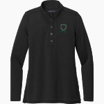 ST BERNARD'S ACADEMY CRUSADERS <span class="pdp-name-mascot">ST BERNARD'S CATHOLIC CRUSADERS</span> Brooks Brothers Women's Mid-Layer Stretch 1/2-Button Pullover Front Thumbnail