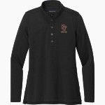 KING'S FORK HIGH SCHOOL BULLDOGS <span class="pdp-name-mascot">KINGS FORK BULLDOGS</span> Brooks Brothers Women's Mid-Layer Stretch 1/2-Button Pullover Front Thumbnail