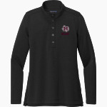 MILLSAP HIGH SCHOOL BULLDOGS <span class="pdp-name-mascot">MILLSAP BULLDOGS</span> Brooks Brothers Women's Mid-Layer Stretch 1/2-Button Pullover Front Thumbnail