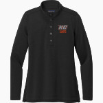 Keystone College The Official Online Store <span class="pdp-name-mascot">Keystone Giants</span> Brooks Brothers Women's Mid-Layer Stretch 1/2-Button Pullover Front Thumbnail