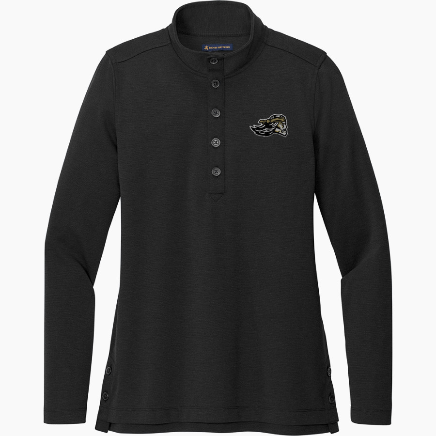 POTTSVILLE HIGH SCHOOL APACHES <span class="pdp-name-mascot">POTTSVILLE APACHES</span> Brooks Brothers Women's Mid-Layer Stretch 1/2-Button Pullover