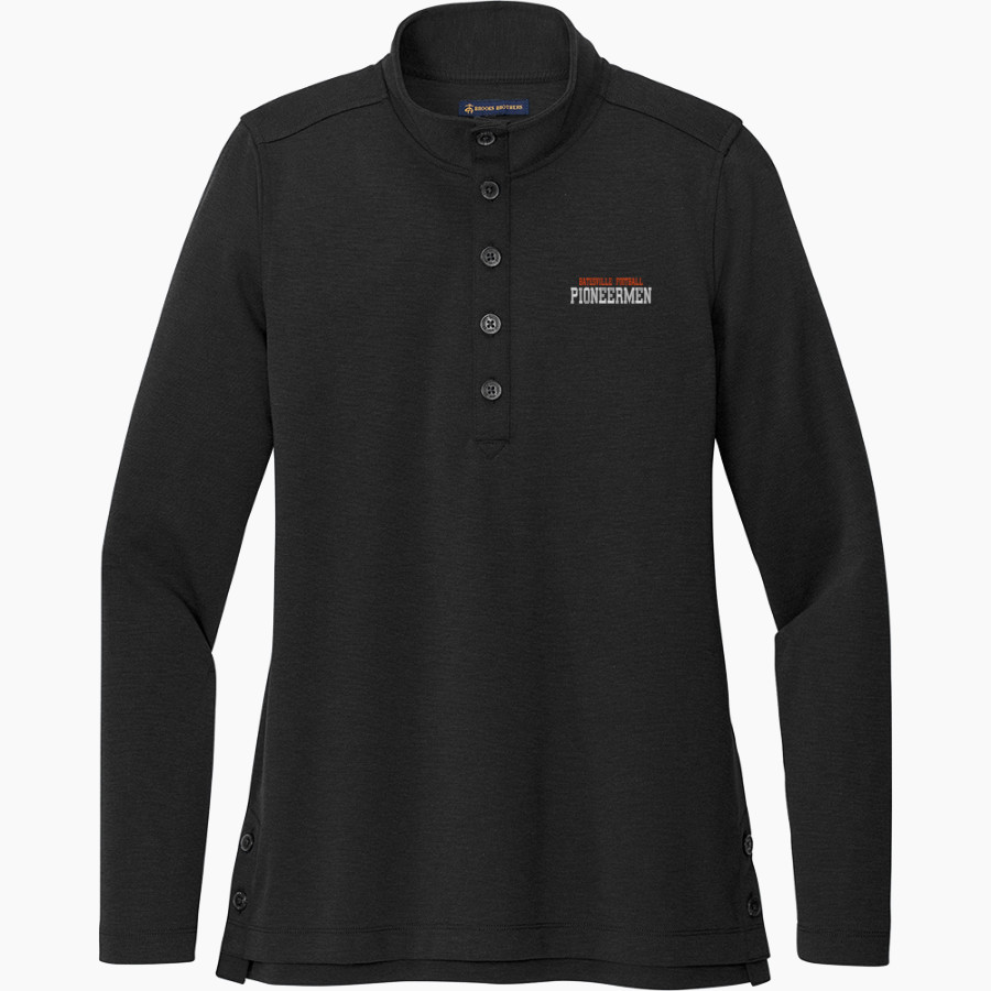 Batesville Football Pioneermen <span class="pdp-name-mascot">Batesville Football Pioneermen</span> Brooks Brothers Women's Mid-Layer Stretch 1/2-Button Pullover