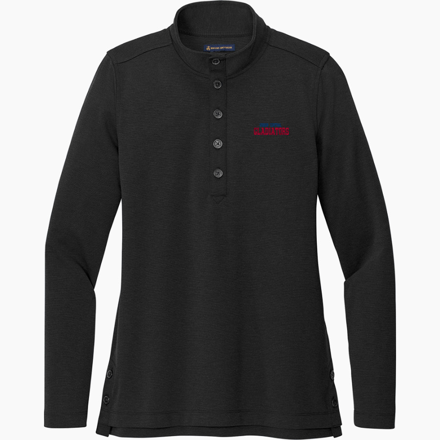 Goshen Central Gladiators <span class="pdp-name-mascot">Goshen Central Gladiators</span> Brooks Brothers Women's Mid-Layer Stretch 1/2-Button Pullover
