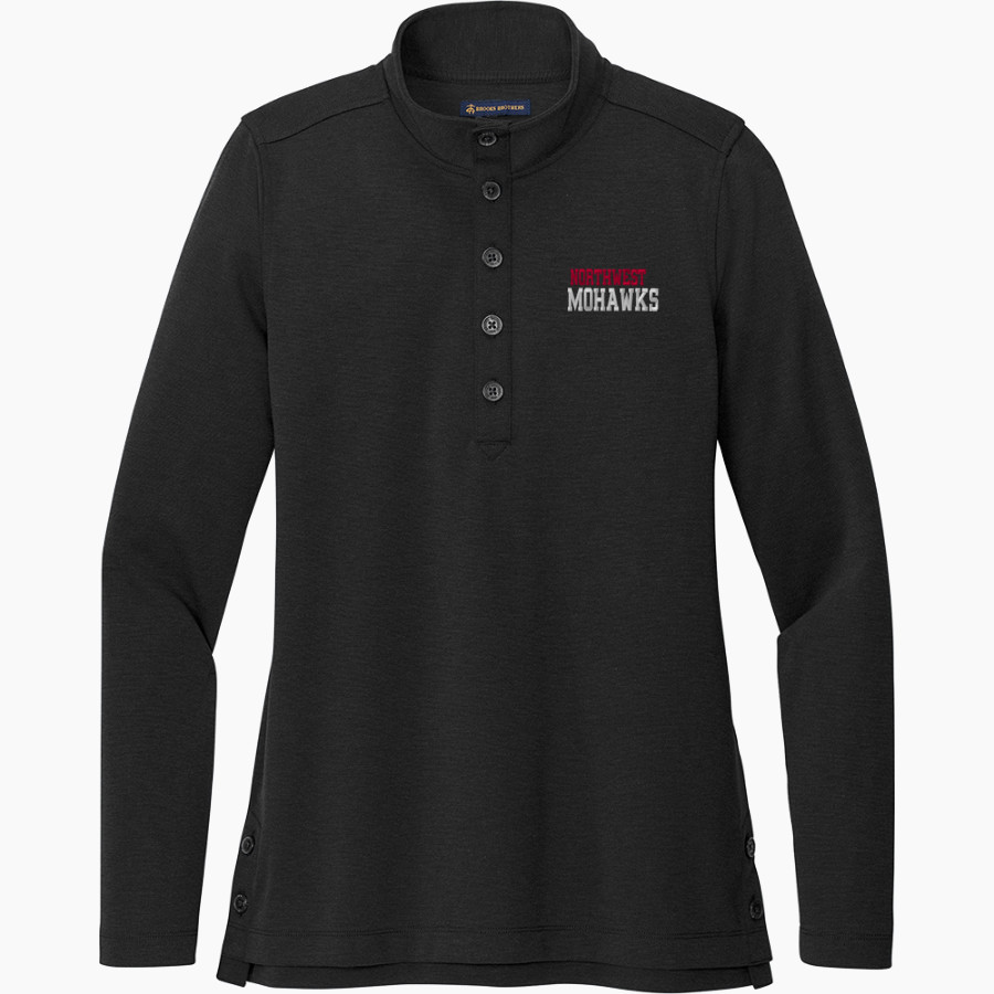 Northwest Mohawks <span class="pdp-name-mascot">Northwest Mohawks</span> Brooks Brothers Women's Mid-Layer Stretch 1/2-Button Pullover
