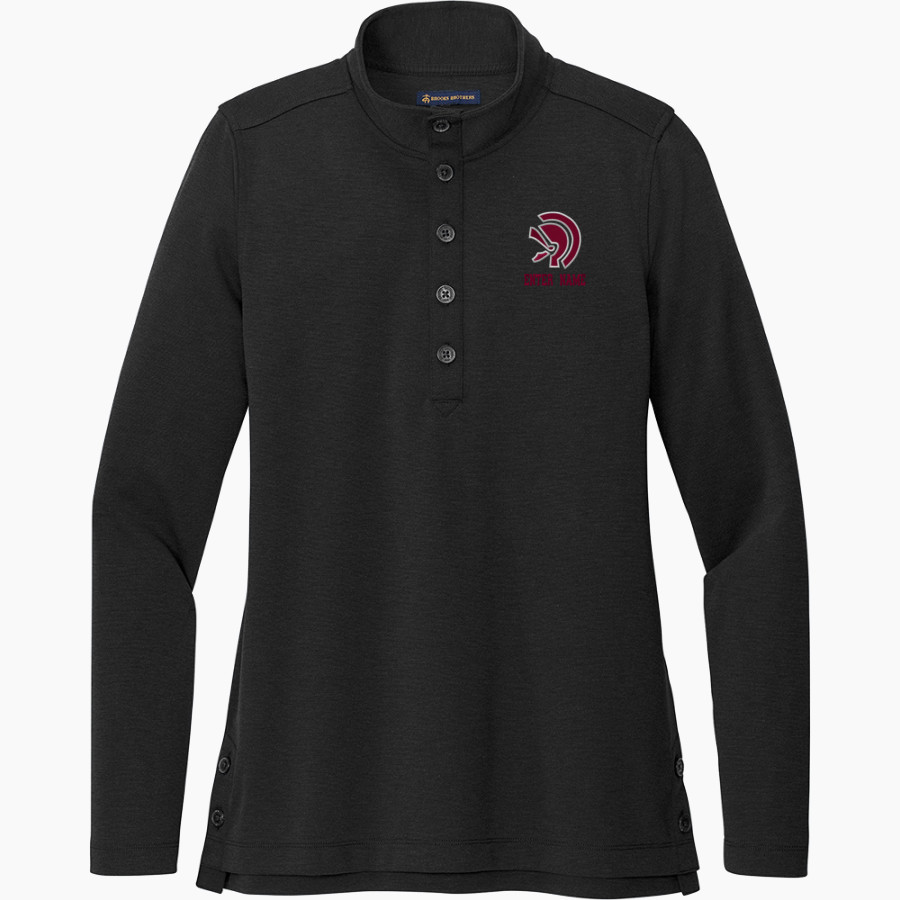 LASSITER HIGH SCHOOL TROJANS <span class="pdp-name-mascot">LASSITER TROJANS</span> Brooks Brothers Women's Mid-Layer Stretch 1/2-Button Pullover