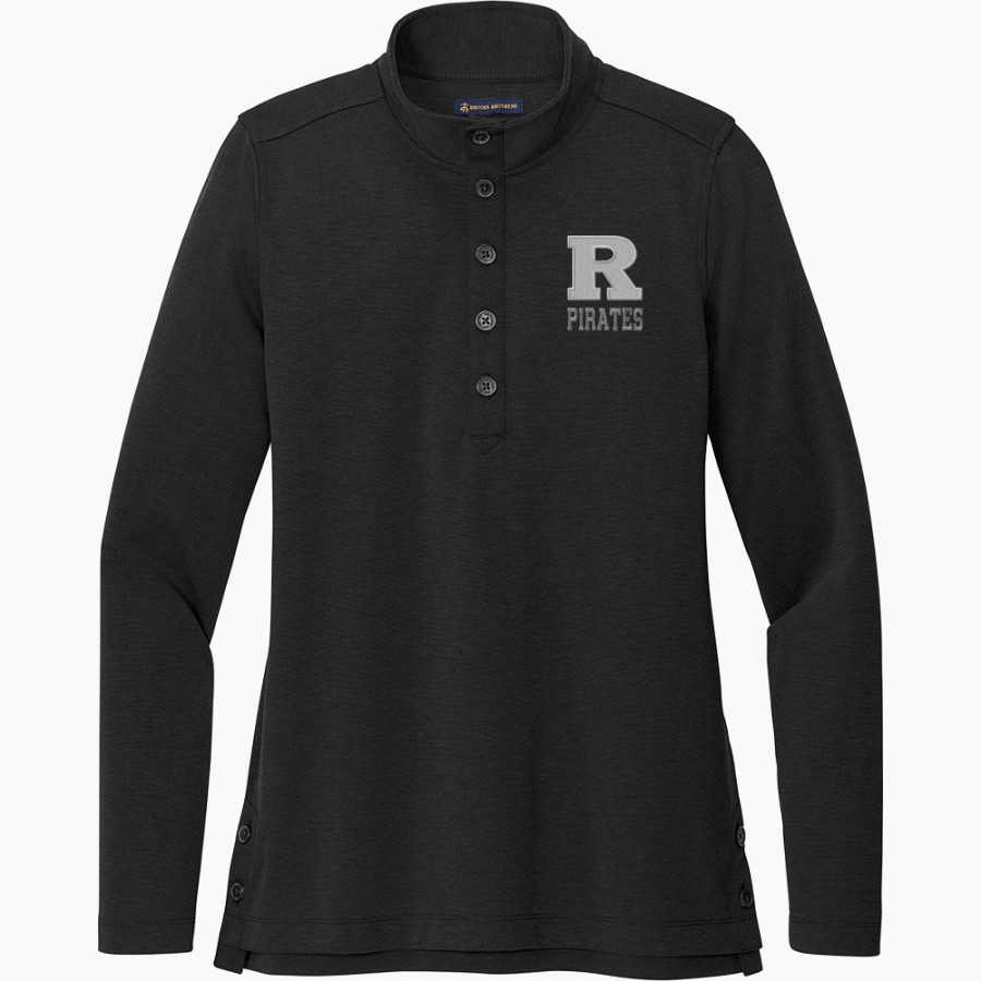 Riverside Pirates <span class="pdp-name-mascot">Riverside Pirates</span> Brooks Brothers Women's Mid-Layer Stretch 1/2-Button Pullover