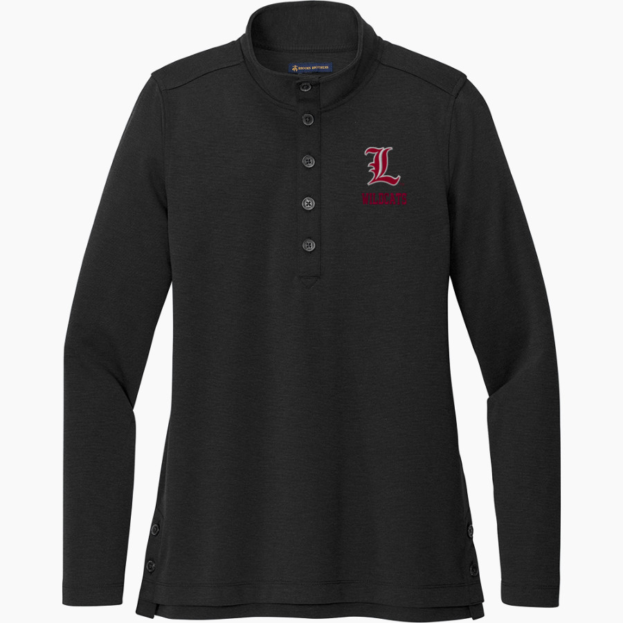 LOUISVILLE HIGH SCHOOL WILDCATS <span class="pdp-name-mascot">LOUISVILLE WILDCATS</span> Brooks Brothers Women's Mid-Layer Stretch 1/2-Button Pullover