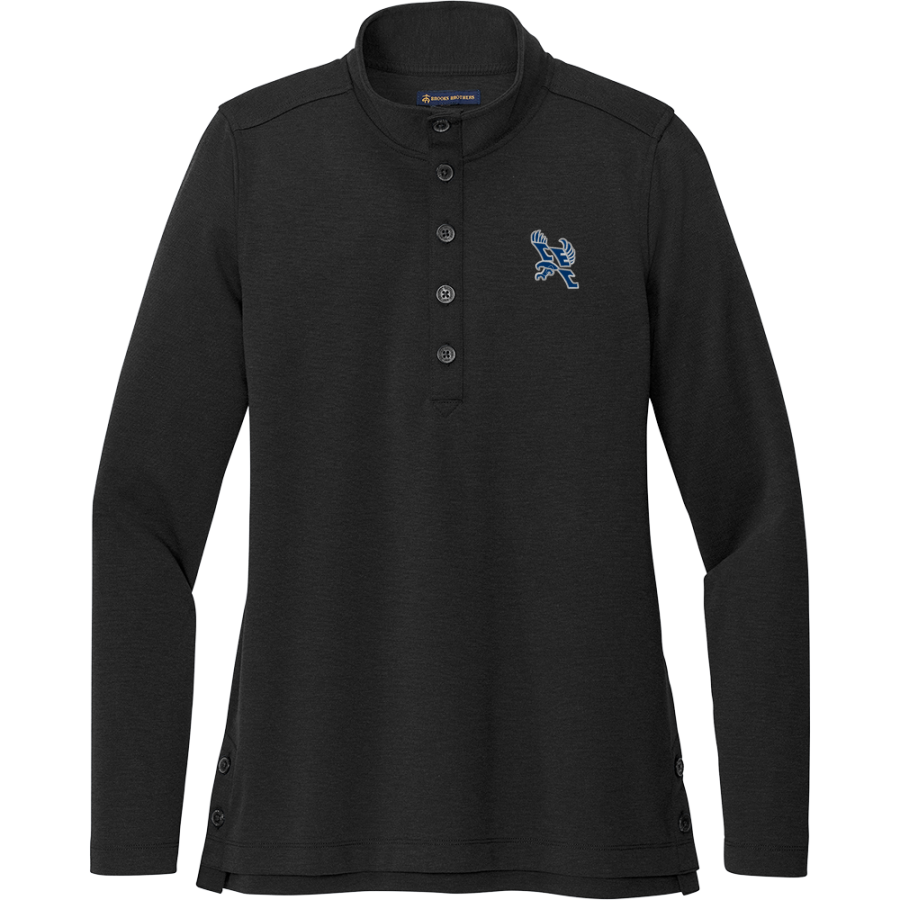 CHALLENGE EARLY COLLEGE HIGH SCHOOL EAGLES <span class="pdp-name-mascot">CHALLENGE EARLY COLLEGE EAGLES</span> Brooks Brothers Women's Mid-Layer Stretch 1/2-Button Pullover