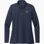 Babcock Trailblazers <span class="pdp-name-mascot">Babcock High School Trailblazers</span> Brooks Brothers Women's Mid-Layer Stretch 1/2-Button Pullover Front Thumbnail