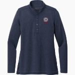 Ohio Football Coaches Association Association <span class="pdp-name-mascot">Ohio Football Coaches Association Association</span> Brooks Brothers Women's Mid-Layer Stretch 1/2-Button Pullover Front Thumbnail