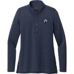 Grand Traverse Academy Mustangs <span class="pdp-name-mascot">Grand Traverse Academy Mustangs</span> Brooks Brothers Women's Mid-Layer Stretch 1/2-Button Pullover Front Thumbnail