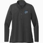 Believe In You <span class="pdp-name-mascot">Believe In You</span> Brooks Brothers Women's Mid-Layer Stretch 1/2-Button Pullover Front Thumbnail
