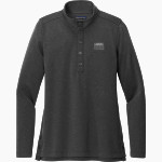 Lawrence University Vikings Online Store <span class="pdp-name-mascot">Lawrence</span> Brooks Brothers Women's Mid-Layer Stretch 1/2-Button Pullover Front Thumbnail
