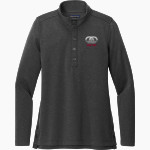 Minnehaha Academy Redhawks <span class="pdp-name-mascot">Minnehaha Academy Redhawks</span> Brooks Brothers Women's Mid-Layer Stretch 1/2-Button Pullover Front Thumbnail