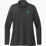 Notre Dame College Prep The Official Online Store <span class="pdp-name-mascot">Notre Dame Dons</span> Brooks Brothers Women's Mid-Layer Stretch 1/2-Button Pullover Front Thumbnail