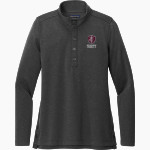 Trinity Warriors <span class="pdp-name-mascot">Trinity Christian Warriors</span> Brooks Brothers Women's Mid-Layer Stretch 1/2-Button Pullover Front Thumbnail