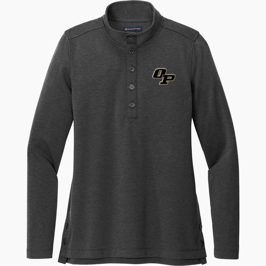 OAK PARK HIGH SCHOOL EAGLES <span class="pdp-name-mascot">OAK PARK EAGLES</span> Brooks Brothers Women's Mid-Layer Stretch 1/2-Button Pullover