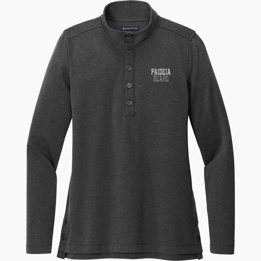 Paideia High Bears <span class="pdp-name-mascot">Paideia High School Bears</span> Brooks Brothers Women's Mid-Layer Stretch 1/2-Button Pullover
