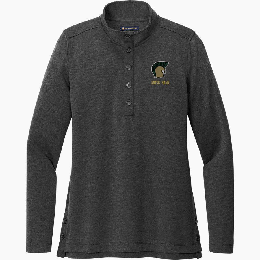Mayo Spartans <span class="pdp-name-mascot">Mayo Spartans</span> Brooks Brothers Women's Mid-Layer Stretch 1/2-Button Pullover