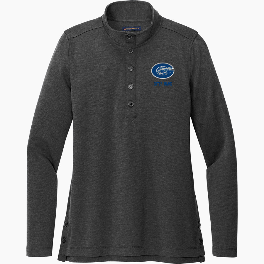 GATEWAY SCIENCE ACADEMY GATORS <span class="pdp-name-mascot">GATEWAY SCIENCE ACADEMY GATORS</span> Brooks Brothers Women's Mid-Layer Stretch 1/2-Button Pullover