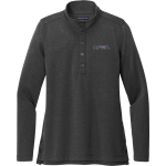 AFCA <span class="pdp-name-mascot">Afca Texas</span> Brooks Brothers Women's Mid-Layer Stretch 1/2-Button Pullover Front Thumbnail